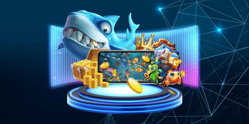 Người dùng săn cá lớn trong game bắn cá